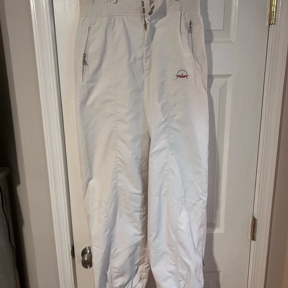 Vintage Bogner Women’s White Ski/Snowboard Pants Size Large